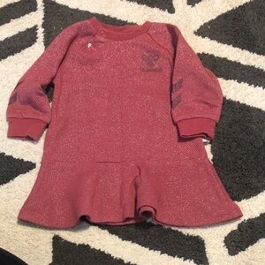 Hummel Sparkling Red Baby Dress NWOT